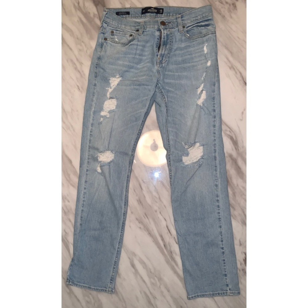 Hollister Slim Straight Jeans (Size: 30x32)
